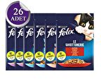 Felix Karışık Kedi Yaş Mama 26 Paket