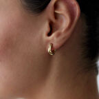 Köşeli Kıvrım Küpe