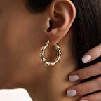 İskelet Halka Küpe