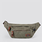 Ççs 31516 Sport Kanvas Bel Çantası Yeşil