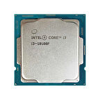 Intel Core i3-10100F 3.60Ghz 4 Çekirdek 6MB Önbellek Soket 1200 Tray İşlemci