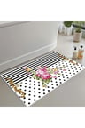 Banyo Paspası, Yumuşak Banyo Halısı, Kaymaz Dot Tabanlı, Yıkanabilir - 60x100