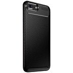 Apple Iphone 7 Plus / 8 Plus Karbon Desenli Negro Silikon Kılıf