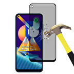 Samsung Galaxy M11 Yandan Görünmeyen 5D Hayalet Ekran Koruyucu