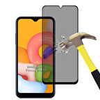 Samsung Galaxy A01 / M01 Yandan Görünmeyen 5D Hayalet Ekran Koruyucu