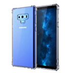 Samsung Galaxy Note 9 Shock Absorbing Darbe Emicili Şeffaf Silikon Kılıf