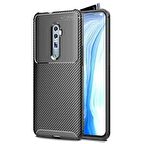 Oppo Reno 10X Zoom Karbon Desenli Negro Silikon Kılıf