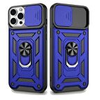 Apple iPhone 13 Pro Max Uyumlu Kızaklı Kamera Korumalı Tank Kılıf