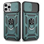 Apple iPhone 12 Pro Uyumlu Kızaklı Kamera Korumalı Tank Kılıf