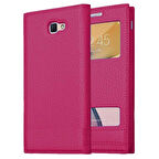 Samsung Galaxy A3 2016 A310 Uyumlu Pencereli Kapaklı Magnum Kılıf