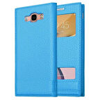 Samsung Galaxy J5 2016 Uyumlu Pencereli Kapaklı Magnum Kılıf