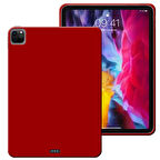 Apple iPad Pro 12,9 inç 4. Nesil Uyumlu A2069 , A2232 , A2233 Rubber Yıkanabilir Silikon Kılıf