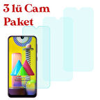 Samsung Galaxy A31 / M31 Uyumlu Temperli Kırılmaz Cam 3 Lü Set