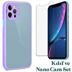 Apple iPhone 11 Pro Max Uyumlu Montreal Kılıf Ve Nano Cam Ekran Koruyucu Set