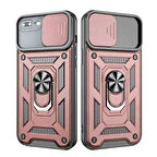 Apple iPhone 7 Plus / 8 Plus Uyumlu Kızaklı Kamera Korumalı Tank Kılıf