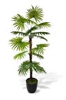 Yapay Ağaç Yelpaze Palmiye Fanpalm 16 Yaprak 115*55cm