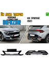 Kia Sportage Ön ve Arka Tampon Koruma Difüzör Seti 2022 Üzeri A+ Kalite