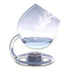 SERMO Kadeh Cam Buhurdanlık, Aromaterapi Dekoratif Esans Yağdanlık