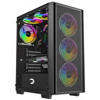GamePower Flex 4*120mm A-RGB Fan ATX 650W 80+ Bronze Gaming Kasa 