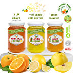 NATUREL AYVA LİMON PORTAKAL REÇELİ 3 LÜ PAKET