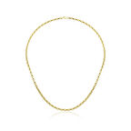 14 Ayar Altın Kare Doch Zincir Kolye 2.68 mm