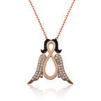 925 Ayar Gümüş Sonsuz Melek Kadın Gümüş Kolye