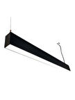 ELITELIGHTDİZAYN 150 cm Siyah kasa Lineer Sarkıt Modern LED Aydınlatma | 4000K | Salon, Mutfak, Ofis vb. İçin