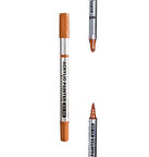 Çift Taraflı Akrilik Marker Kalemi - 1 Adet- Turuncu