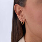 Kemik Kilit Halka Küpe