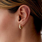 Aynalı Başak Halka Küpe