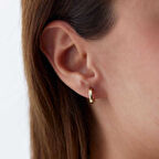 Tektaş Mini Halka J Küpe