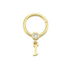 Taşlı I Harfi Sallantılı Helix Piercing