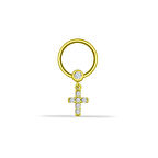 Taşlı Haç Sallantılı Helix