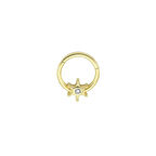 Tektaş Köşeli Yıldız Helix Piercing