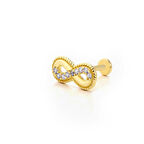 Sonsuzluk İşleme Detay Taşlı Tragus Piercing