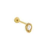 Burgulu Damla Tragus Piercing