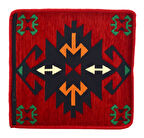 Dekoratif Otantik Çift Taraflı Fermuarlı Kilim Şark Köşesi Minder Kılıfı (40cmx41cm) Mo11