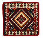 Dekoratif Otantik Çift Taraflı Fermuarlı Kilim Şark Köşesi Minder Kılıfı (40cmx41cm) Mod14