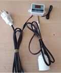 Dijital Isı Termostatı 220v 1500w Hazır Fişli Kablolu Set Xh-w3001
