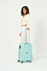 Keo-plus Turkuaz Kabin Boy Silikon Kırılmaz Pp Valiz