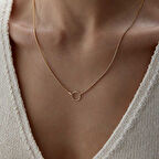 Sade Charm Halkalı Box Zincir