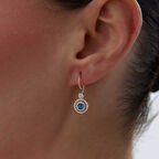 Laci Tektaşlı Sallantılı Küpe