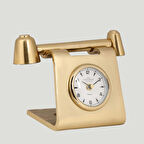 Evdema Vitale Gold Metal Retro Telefon Saat 13*22*15 cm AK.IV0349