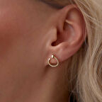 Halka Burgu Pimli Küpe