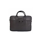 Ççs London 71452 Vegan Deri Laptop Evrak Çantası 15 İnç Kahve