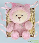 Pababo Hediye Kutulu Kapşonlu Pufi Ayıcık