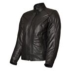 Motosiklet Kadın Mont Korumalı Vexo Deri M Beden Siyah