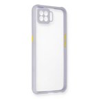 Oppo A73 Kılıf Miami Şeffaf Silikon - Lila