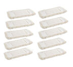Omniclean 60 cm Nemli Mop Yedek Bezi Beyaz 10 Adet