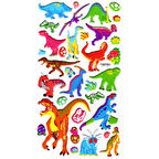 Sticker Kabartmalı Stiker Defter, Planlayıcı Etiket (lbu-001) - 17X9 cm - Dinozor